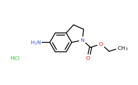 CAS 1193390-54-3 | Ethyl 5-amino-2,3-dihydro-1H-indole-1-carboxylate hydrochloride