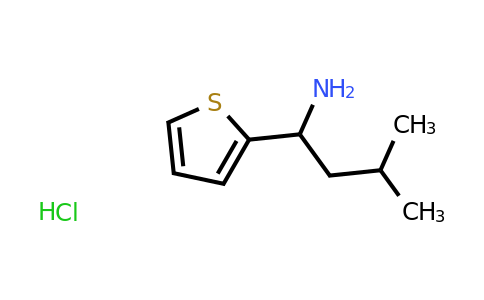CAS 1193390-55-4 | 3-Methyl-1-(thiophen-2-yl)butan-1-amine hydrochloride