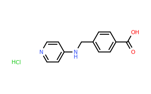 CAS 1193390-57-6 | 4-{[(pyridin-4-yl)amino]methyl}benzoic acid hydrochloride