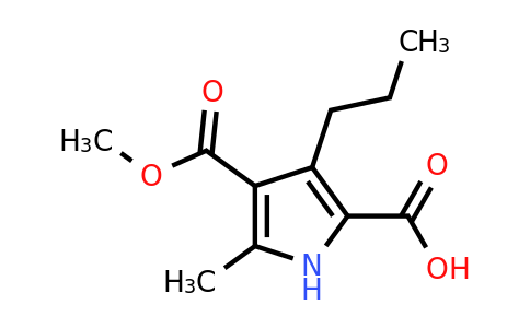 CAS 1193390-58-7 | 4-(Methoxycarbonyl)-5-methyl-3-propyl-1H-pyrrole-2-carboxylic acid