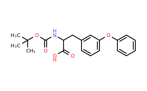 CAS 119349-24-5 | 2-{[(tert-butoxy)carbonyl]amino}-3-(3-phenoxyphenyl)propanoic acid