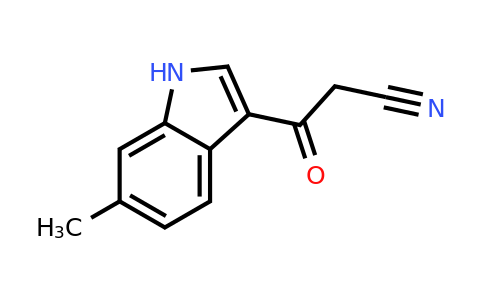 CAS 1194024-40-2 | 3-(6-Methyl-1H-indol-3-yl)-3-oxopropanenitrile