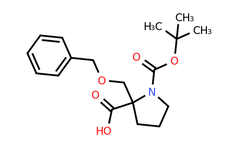 CAS 1194030-71-1 | 2-(benzyloxymethyl)-1-tert-butoxycarbonyl-pyrrolidine-2-carboxylic acid