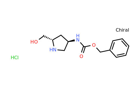 CAS 1194057-62-9 | Benzyl ((3R,5S)-5-(hydroxymethyl)pyrrolidin-3-yl)carbamate hydrochloride