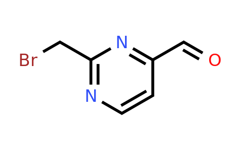CAS 1194375-31-9 | 2-(Bromomethyl)pyrimidine-4-carbaldehyde