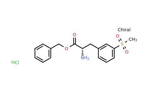 CAS 1194550-59-8 | benzyl (2S)-2-amino-3-(3-methanesulfonylphenyl)propanoate hydrochloride