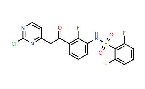 CAS 1195768-20-7 | N-(3-(2-(2-Chloropyrimidin-4-yl)acetyl)-2-fluorophenyl)-2,6-difluorobenzenesulfonamide