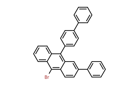 CAS 1195975-03-1 | 9-([1,1'-Biphenyl]-4-yl)-10-bromo-2-phenylanthracene