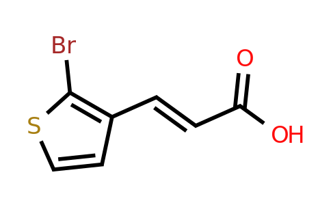 CAS 1196-85-6 | (2E)-3-(2-bromothiophen-3-yl)prop-2-enoic acid