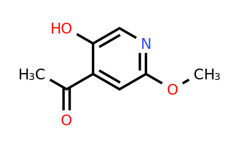 CAS 1196145-09-1 | 1-(5-Hydroxy-2-methoxypyridin-4-YL)ethanone