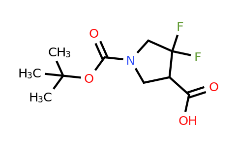 CAS 1196145-11-5 | 1-(Tert-butoxycarbonyl)-4,4-difluoropyrrolidine-3-carboxylic acid