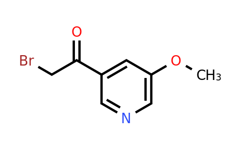 CAS 1196145-15-9 | 2-Bromo-1-(5-methoxypyridin-3-YL)ethanone