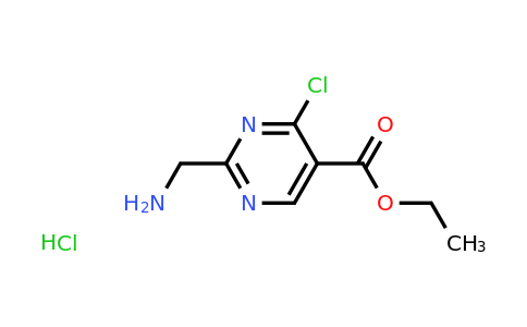 CAS 1196145-23-9 | Ethyl 2-(aminomethyl)-4-chloropyrimidine-5-carboxylate hydrochloride