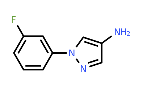 CAS 1196145-25-1 | 1-(3-Fluorophenyl)-1H-pyrazol-4-amine