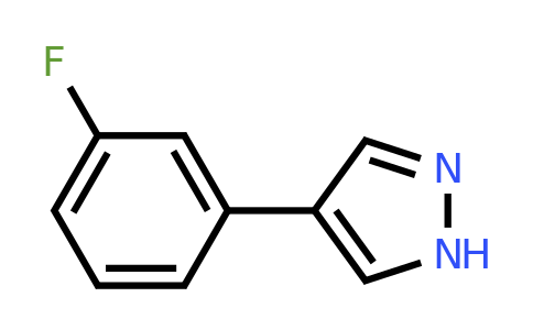 CAS 1196145-51-3 | 4-(3-Fluorophenyl)-1H-pyrazole