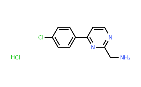 CAS 1196145-75-1 | (4-(4-Chlorophenyl)pyrimidin-2-YL)methanamine hydrochloride