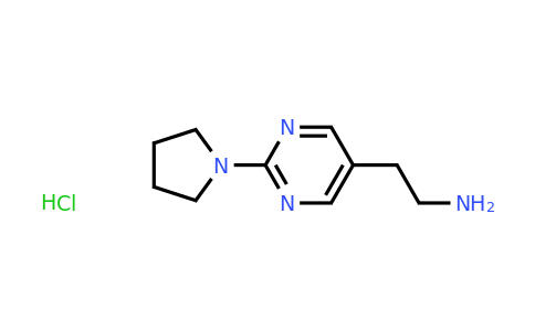 CAS 1196145-90-0 | 2-(2-(Pyrrolidin-1-YL)pyrimidin-5-YL)ethanamine hydrochloride