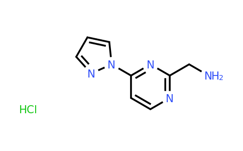 CAS 1196146-09-4 | (4-(1H-Pyrazol-1-YL)pyrimidin-2-YL)methanamine hydrochloride
