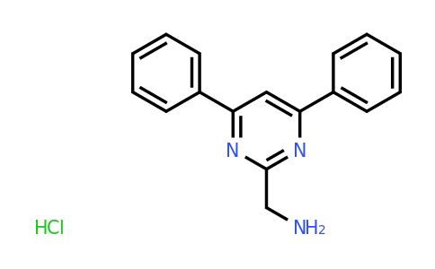 CAS 1196146-40-3 | (4,6-Diphenylpyrimidin-2-YL)methanamine hydrochloride