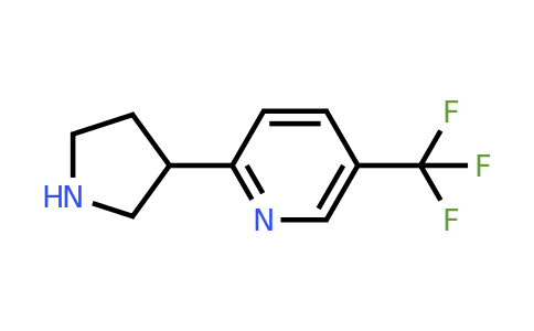 CAS 1196146-55-0 | 2-(Pyrrolidin-3-YL)-5-(trifluoromethyl)pyridine