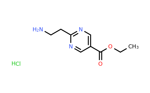CAS 1196146-63-0 | Ethyl 2-(2-aminoethyl)pyrimidine-5-carboxylate hydrochloride