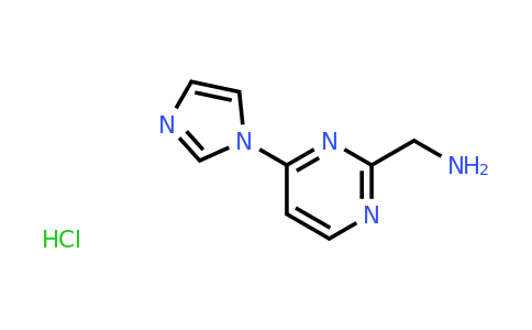 CAS 1196147-16-6 | (4-(1H-Imidazol-1-YL)pyrimidin-2-YL)methanamine hydrochloride