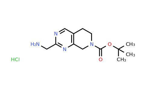 CAS 1196147-38-2 | Tert-butyl 2-(aminomethyl)-5,6-dihydropyrido[3,4-D]pyrimidine-7(8H)-carboxylate hydrochloride