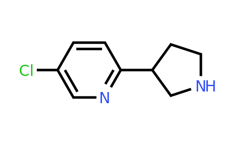 CAS 1196147-41-7 | 5-Chloro-2-(pyrrolidin-3-YL)pyridine