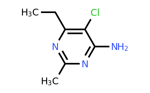 CAS 1196151-23-1 | 5-Chloro-6-ethyl-2-methylpyrimidin-4-amine