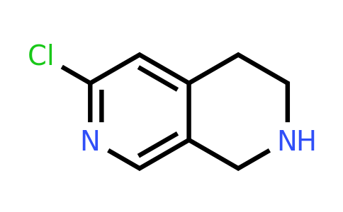 CAS 1196151-85-5 | 6-Chloro-1,2,3,4-tetrahydro-2,7-naphthyridine