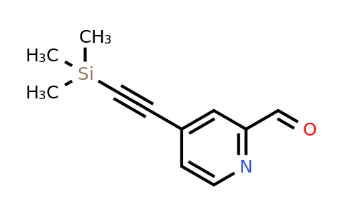 CAS 1196151-87-7 | 4-((Trimethylsilyl)ethynyl)picolinaldehyde