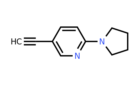 CAS 1196151-93-5 | 5-Ethynyl-2-(pyrrolidin-1-YL)pyridine