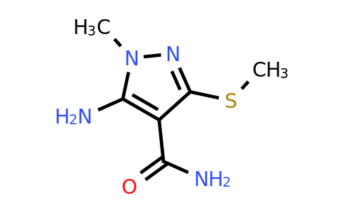 CAS 1196151-97-9 | 5-Amino-1-methyl-3-(methylsulfanyl)-1H-pyrazole-4-carboxamide