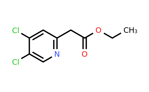 CAS 1196152-06-3 | Ethyl 2-(4,5-dichloropyridin-2-YL)acetate