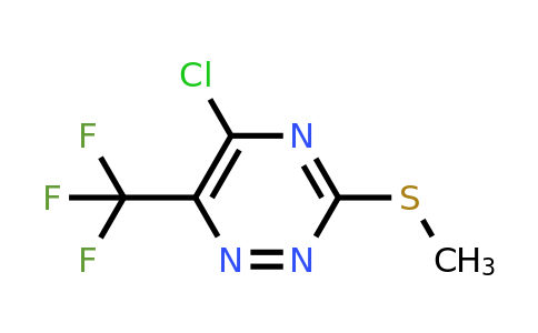 CAS 1196152-33-6 | 5-Chloro-6-(trifluoromethyl)-3-(methylthio)-1,2,4-triazine