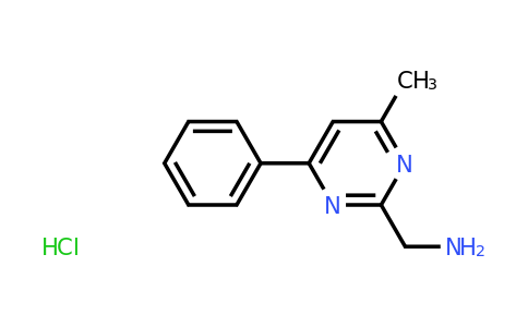 CAS 1196152-36-9 | (4-Methyl-6-phenylpyrimidin-2-YL)methanamine hydrochloride