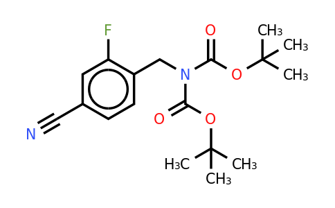 CAS 1196152-39-2 | N,N-di-T-BOC-4-(aminomethyl)-3-fluorobenzonitrile