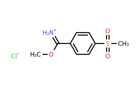 CAS 1196152-40-5 | Methoxy[4-(methylsulfonyl)phenyl]methaniminium chloride