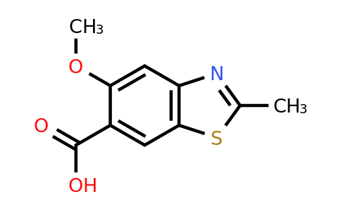 CAS 1196152-50-7 | 5-Methoxy-2-methylbenzo[D]thiazole-6-carboxylic acid