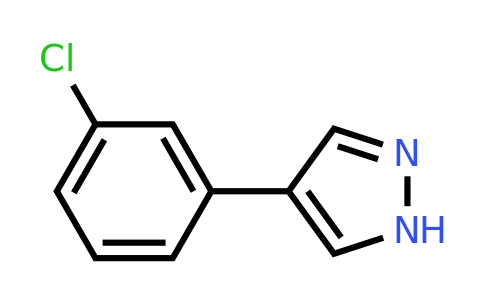 CAS 1196152-63-2 | 4-(3-Chlorophenyl)-1H-pyrazole