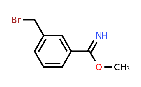 CAS 1196152-66-5 | Methyl 3-(bromomethyl)benzimidate