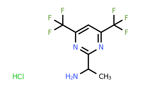 CAS 1196152-89-2 | 1-(4,6-Bis(trifluoromethyl)pyrimidin-2-YL)ethanamine hydrochloride