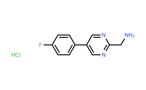 CAS 1196153-14-6 | (5-(4-Fluorophenyl)pyrimidin-2-YL)methanamine hydrochloride