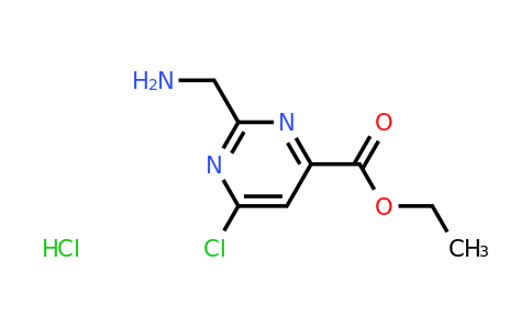 CAS 1196153-17-9 | Ethyl 2-(aminomethyl)-6-chloropyrimidine-4-carboxylate hydrochloride