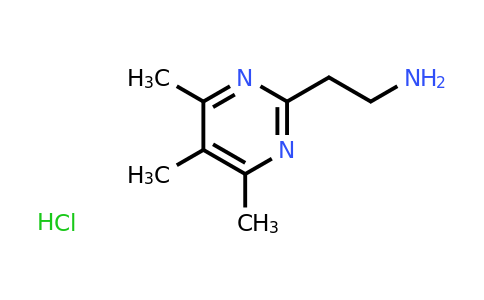 CAS 1196153-23-7 | 2-(4,5,6-Trimethylpyrimidin-2-YL)ethanamine hydrochloride