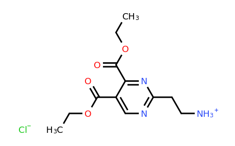 CAS 1196153-25-9 | 2-[4,5-Bis(ethoxycarbonyl)pyrimidin-2-YL]ethanaminium chloride