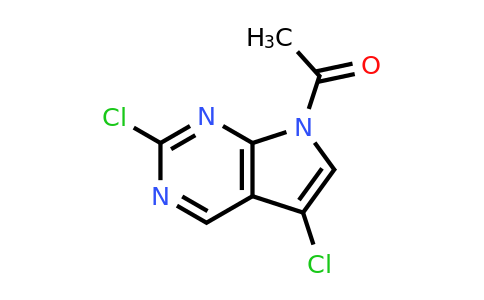 CAS 1196153-52-2 | 1-(2,5-Dichloro-7H-pyrrolo[2,3-D]pyrimidin-7-YL)ethanone