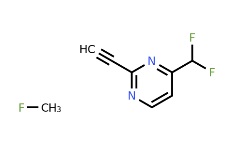 CAS 1196153-69-1 | 4-(Difluoromethyl)-2-ethynylpyrimidine compound with fluoromethane (1:1)