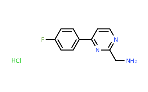 CAS 1196154-37-6 | (4-(4-Fluorophenyl)pyrimidin-2-YL)methanamine hydrochloride