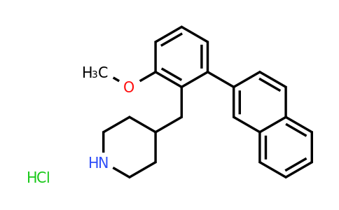 CAS 1196154-39-8 | 4-(2-Methoxy-6-naphthalen-2-YL-benzyl)-piperidine hydrochloride